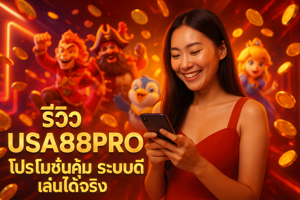 รีวิว USA88PRO โปรโมชั่นคุ้ม ระบบดี เล่นได้จริง